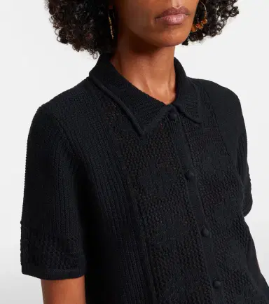 Velvet Rosemond open-knit cotton and cashmere top | Thumbnail 3 Velvet Rosemond open-knit cotton and cashmere top | Thumbnail 3