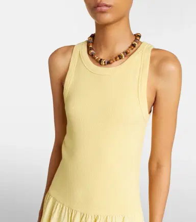 Velvet Romilly cotton-blend midi dress | Thumbnail 3