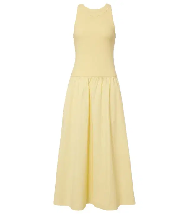 Velvet Romilly cotton-blend midi dress