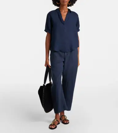 Velvet Vivica linen top | Thumbnail 2 Velvet Vivica linen top | Thumbnail 2