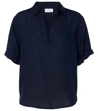 Velvet Vivica linen top | Thumbnail 1 Velvet Vivica linen top | Thumbnail 1