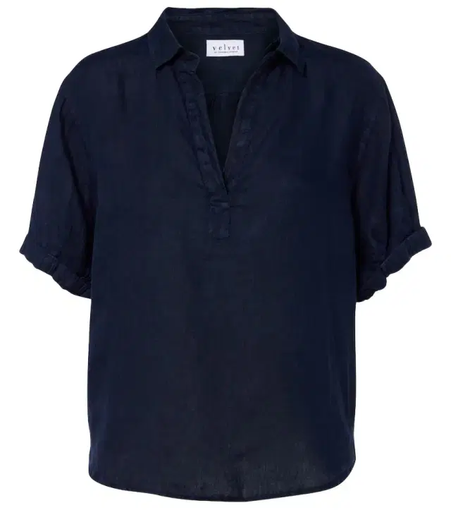 Velvet Vivica linen top