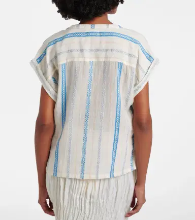 Velvet Tallula cotton jacquard top | Thumbnail 5