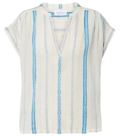 Velvet Tallula cotton jacquard top | Thumbnail 1