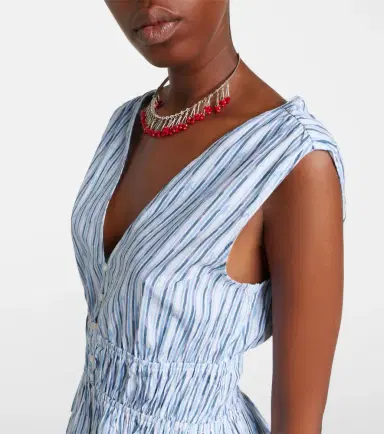 Velvet Verena striped cotton-blend top | Thumbnail 6 Velvet Verena striped cotton-blend top | Thumbnail 6