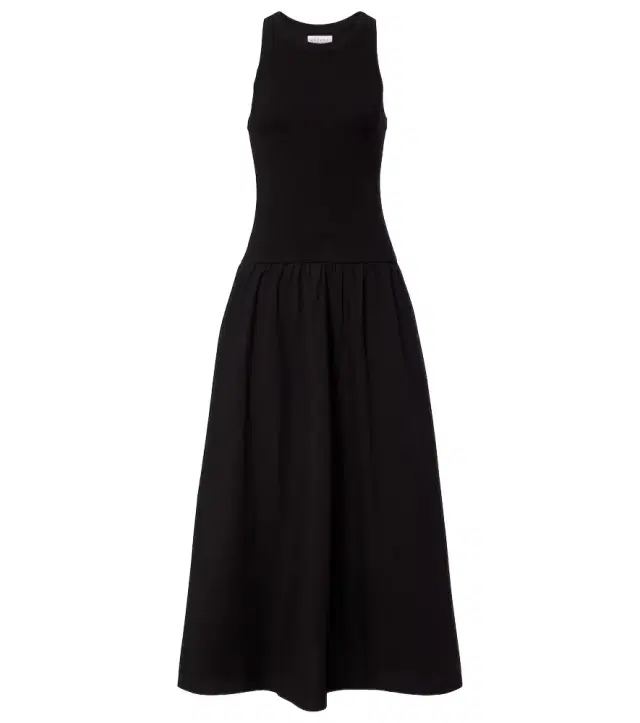 Velvet Romilly cotton-blend midi dress