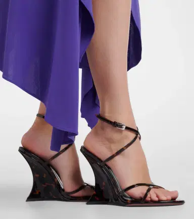 Paris Texas Nina printed patent leather wedge sandals | Thumbnail 5 Paris Texas Nina printed patent leather wedge sandals | Thumbnail 5