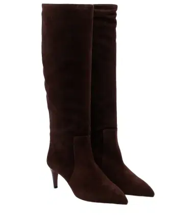 Paris Texas Stiletto suede knee-high boots | Thumbnail 1 Paris Texas Stiletto suede knee-high boots | Thumbnail 1