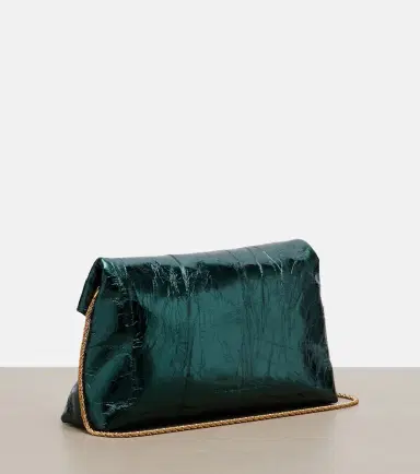 Dries Van Noten Medium metallic leather clutch | Thumbnail 4 Dries Van Noten Medium metallic leather clutch | Thumbnail 4
