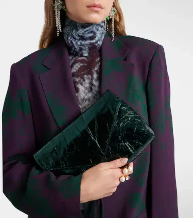 Dries Van Noten Medium metallic leather clutch | Thumbnail 7 Dries Van Noten Medium metallic leather clutch | Thumbnail 7