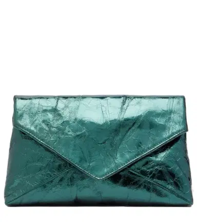 Dries Van Noten Medium metallic leather clutch | Thumbnail 1 Dries Van Noten Medium metallic leather clutch | Thumbnail 1