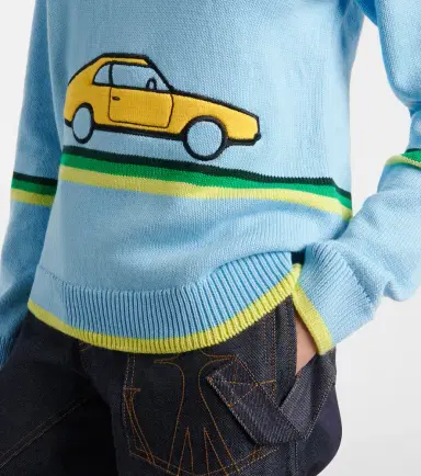 JW Anderson Embroidered cotton sweater | Thumbnail 2