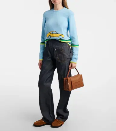 JW Anderson Embroidered cotton sweater | Thumbnail 6