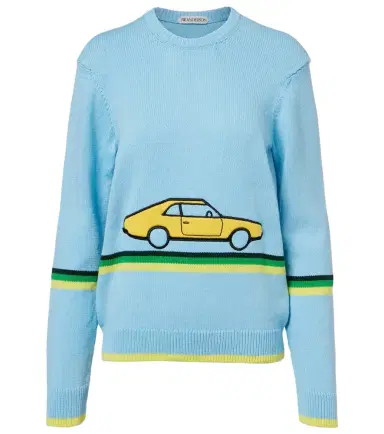 JW Anderson Embroidered cotton sweater | Thumbnail 1