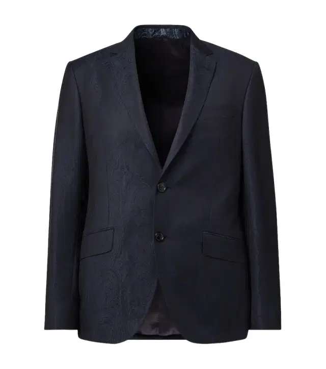 Wool jacquard blazer