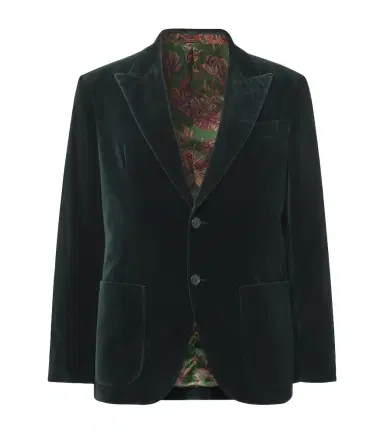 Etro Cotton velvet blazer | Thumbnail 1 Etro Cotton velvet blazer | Thumbnail 1