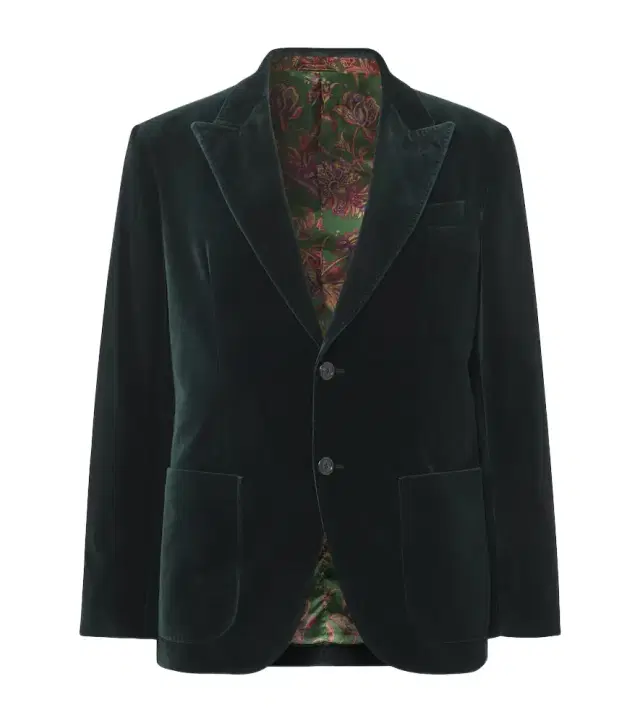 Etro Cotton velvet blazer
