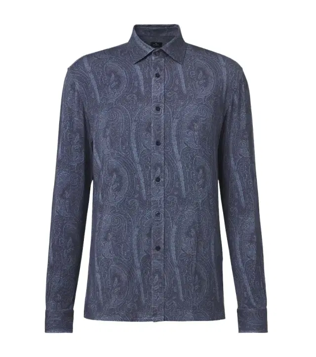 Paisley jersey shirt