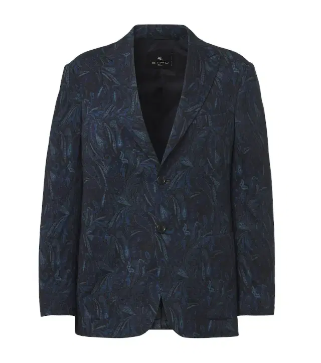 Paisley wool-blend jacquard blazer