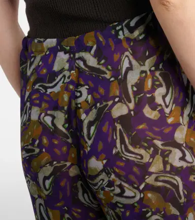 Dries Van Noten Printed wide-leg pants | Thumbnail 2