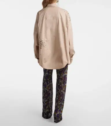 Dries Van Noten Printed wide-leg pants | Thumbnail 4