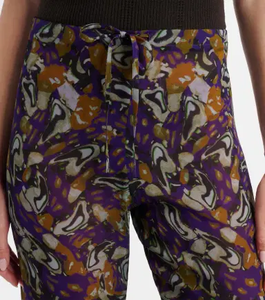 Dries Van Noten Printed wide-leg pants | Thumbnail 5