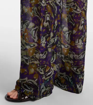 Dries Van Noten Printed wide-leg pants | Thumbnail 6