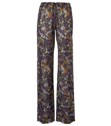 Dries Van Noten Printed wide-leg pants | Thumbnail 1