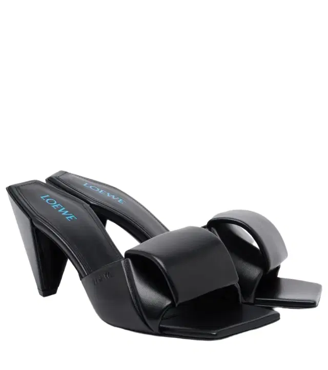 Loewe Origami leather mules