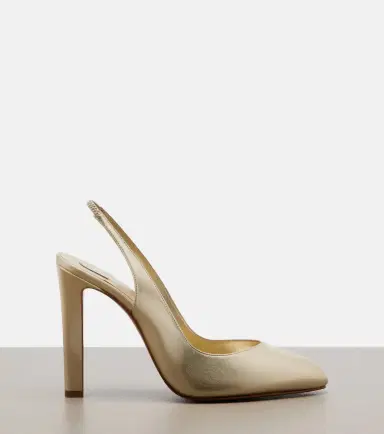 Christian Louboutin Fannylove metallic leather slingback pumps | Thumbnail 2 Christian Louboutin Fannylove metallic leather slingback pumps | Thumbnail 2