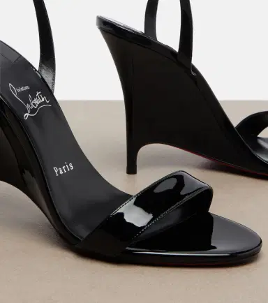 Christian Louboutin Miss Z patent leather wedge sandals | Thumbnail 4 Christian Louboutin Miss Z patent leather wedge sandals | Thumbnail 4