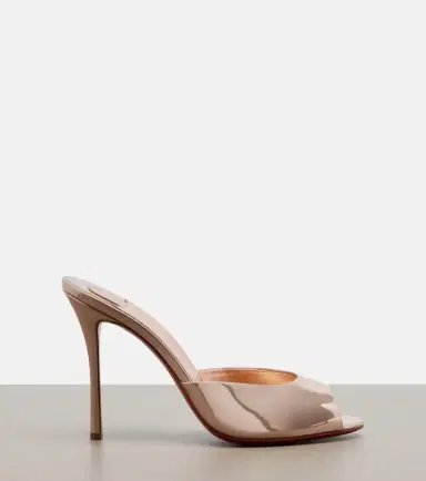 Christian Louboutin Me Dolly laminated leather mules | Thumbnail 3 Christian Louboutin Me Dolly laminated leather mules | Thumbnail 3