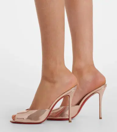 Christian Louboutin Me Dolly laminated leather mules | Thumbnail 6 Christian Louboutin Me Dolly laminated leather mules | Thumbnail 6