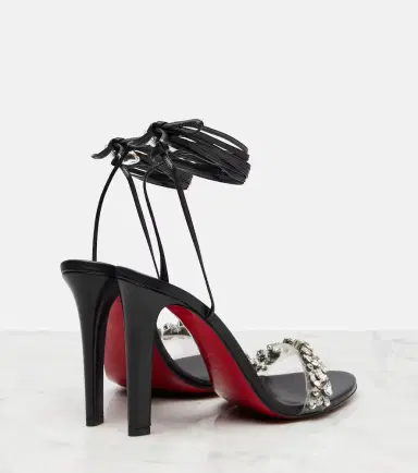 Christian Louboutin Fanny Jolly embellished leather sandals | Thumbnail 3 Christian Louboutin Fanny Jolly embellished leather sandals | Thumbnail 3