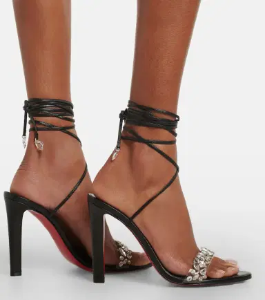 Christian Louboutin Fanny Jolly embellished leather sandals | Thumbnail 6 Christian Louboutin Fanny Jolly embellished leather sandals | Thumbnail 6