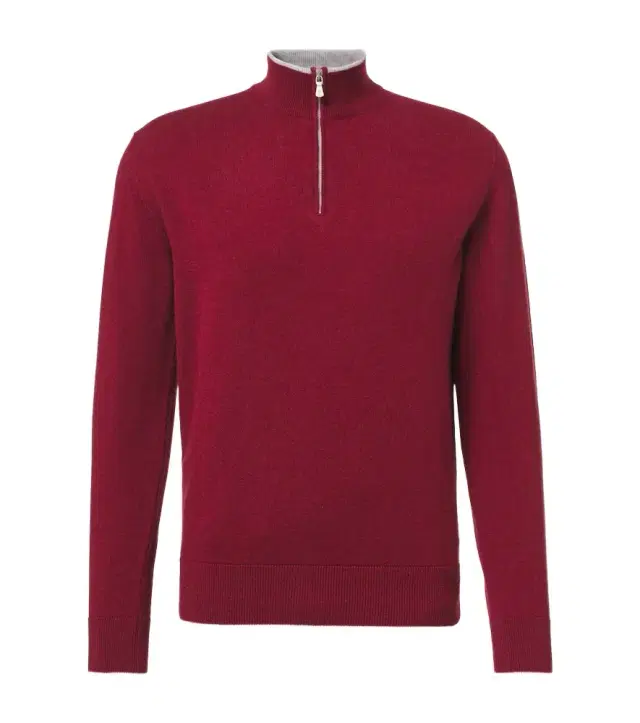 Cashmere half-zip sweater