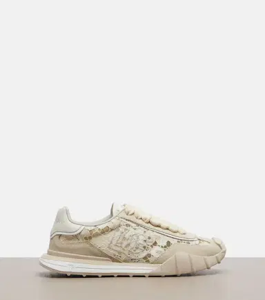 Dolce & Gabbana Runner suede-trimmed lace sneakers | Thumbnail 4 Dolce & Gabbana Runner suede-trimmed lace sneakers | Thumbnail 4