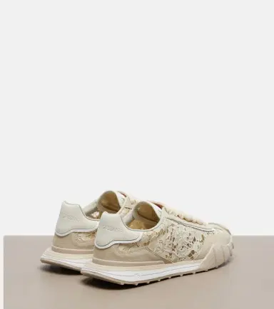 Dolce & Gabbana Runner suede-trimmed lace sneakers | Thumbnail 6 Dolce & Gabbana Runner suede-trimmed lace sneakers | Thumbnail 6