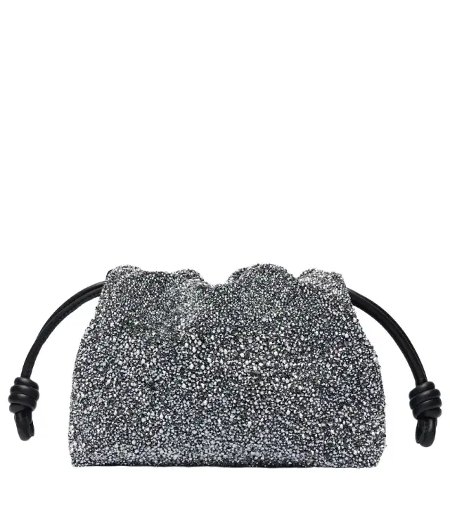 Loewe Flamenco Mini beaded clutch
