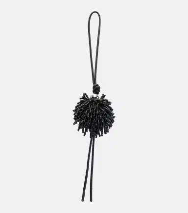 Loewe Hedgehog beaded wool bag charm | Thumbnail 2 Loewe Hedgehog beaded wool bag charm | Thumbnail 2