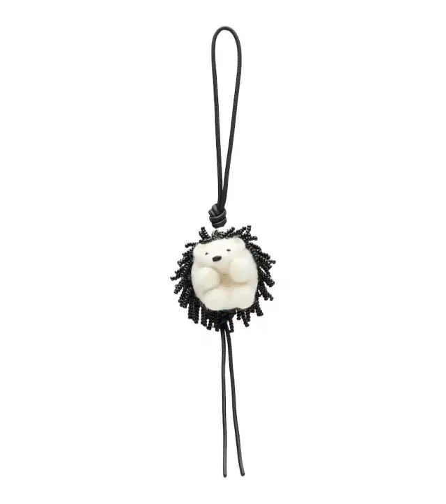 Loewe Hedgehog beaded wool bag charm