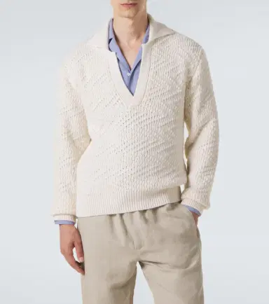 Missoni Zigzag wool-blend polo sweater | Thumbnail 6
