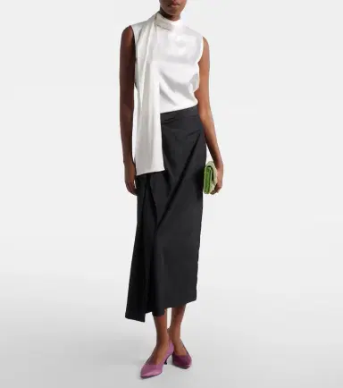 Herbert Levine Pump Du Jour satin pumps | Thumbnail 5