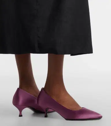 Herbert Levine Pump Du Jour satin pumps | Thumbnail 6