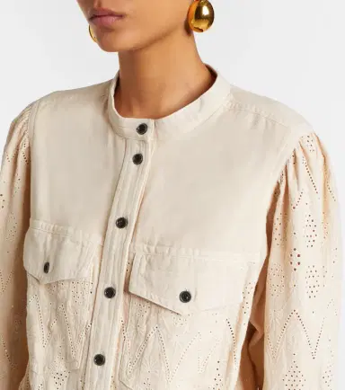 Marant Étoile Kellen broderie anglaise cotton jumpsuit | Thumbnail 2