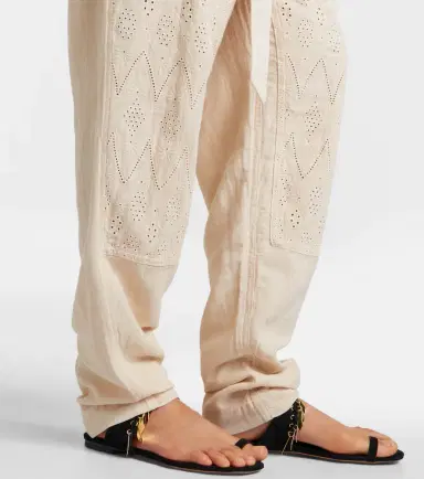 Marant Étoile Kellen broderie anglaise cotton jumpsuit | Thumbnail 6