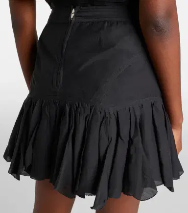 Marant Étoile Daneen ruffled cotton-blend miniskirt | Thumbnail 4 Marant Étoile Daneen ruffled cotton-blend miniskirt | Thumbnail 4