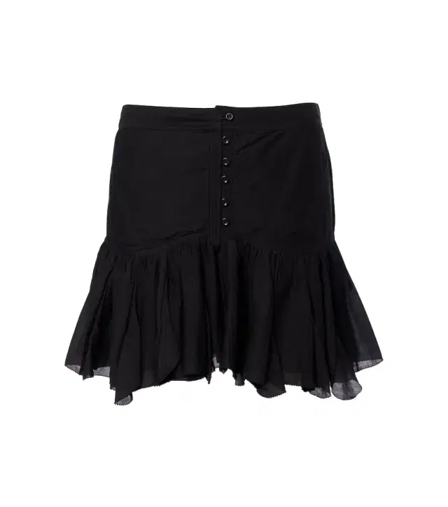 Daneen ruffled cotton-blend miniskirt