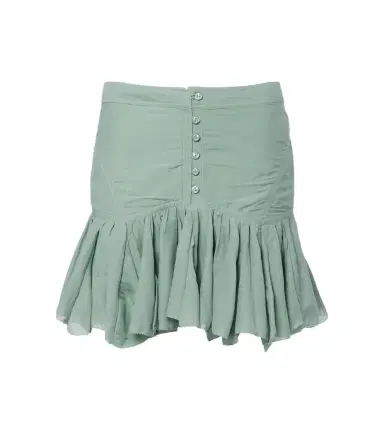 Marant Etoile Daneen ruffled cotton-blend miniskirt | Thumbnail 1 Marant Etoile Daneen ruffled cotton-blend miniskirt | Thumbnail 1