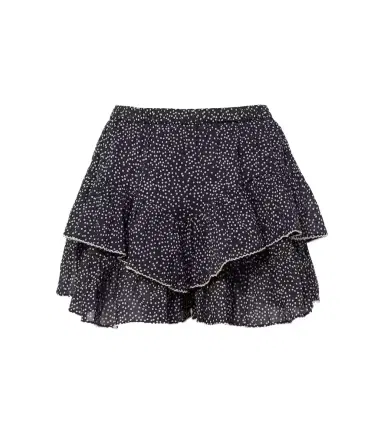 Marant Étoile Jocadia polka-dot ruffled cotton shorts | Thumbnail 1